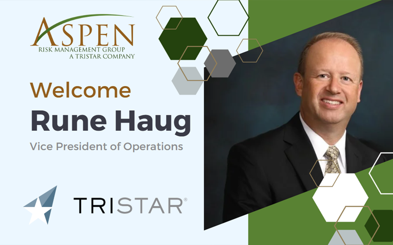 Welcoming Rune Haug as Vice President of Operations at Aspen Risk Management Group